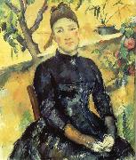 Madame Cezanne dans la serre Paul Cezanne
